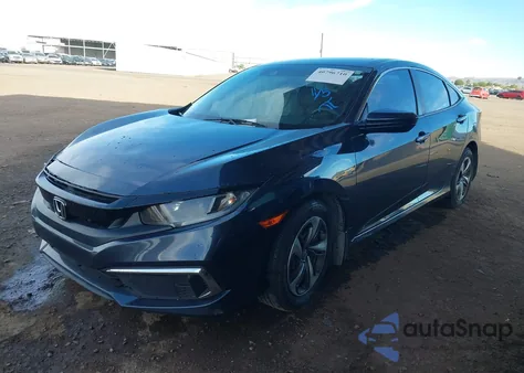 2019 Honda Civic Lx z USA, uszkodzony, nr VIN 19XFC2F66KE039596